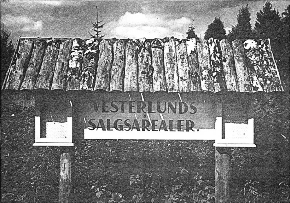 Salgsskilt i Vesterlund