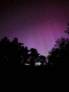 Nordlys over Vesterlund
